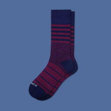 Load image into Gallery viewer, Men's Stripe Dress Calf Socks
