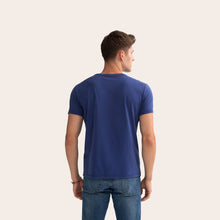 Load image into Gallery viewer, Men's Garment Wash Pocket Crew Neck T-Shirt