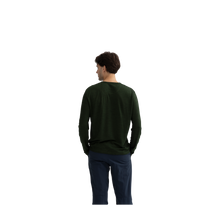Load image into Gallery viewer, Men's Merino Wool Crew Neck Long Sleeve T-Shirt