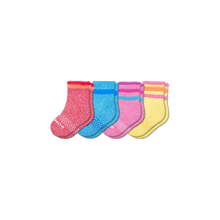 Load image into Gallery viewer, Toddler Sesame Street Fuzzy Calf Sock 4-Pack