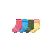 Load image into Gallery viewer, Toddler Sesame Street Fuzzy Calf Sock 4-Pack