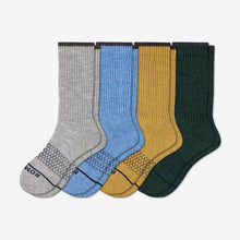Load image into Gallery viewer, Men's Merino Wool Calf Sock 4-Pack