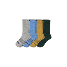 Load image into Gallery viewer, Men's Merino Wool Calf Sock 4-Pack