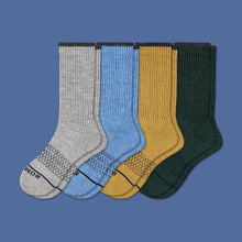 Load image into Gallery viewer, Men's Merino Wool Calf Sock 4-Pack