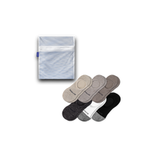 Load image into Gallery viewer, Men's Cushioned No Show Laundry Bag 6-pack