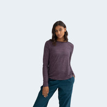 Load image into Gallery viewer, Women's Merino Wool Crew Neck Long Sleeve T-Shirt
