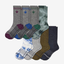 Load image into Gallery viewer, Men's Merino Wool Calf Sock 8-Pack