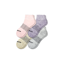 Load image into Gallery viewer, Women's Sparkle Quarter Sock 4-Pack