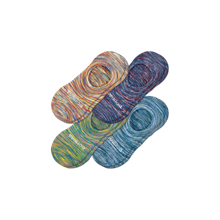 Load image into Gallery viewer, Men's Space Dye Cushioned No Show Sock 4-Pack