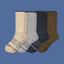 Load image into Gallery viewer, Men's Merino Wool Calf Sock 4-Pack