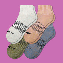 Load image into Gallery viewer, Women's Sparkle Quarter Sock 4-Pack