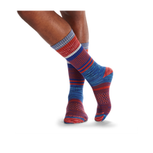 Load image into Gallery viewer, Men's Brush Stripe Calf Sock 4-Pack