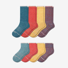 Load image into Gallery viewer, Men's Merino Wool Calf & Quarter Sock 8-Pack