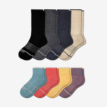 Load image into Gallery viewer, Men's Merino Wool Calf & Quarter Sock 8-Pack