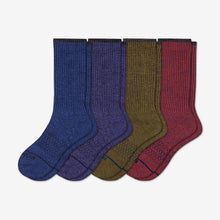 Load image into Gallery viewer, Men's Merino Wool Calf Sock 4-Pack