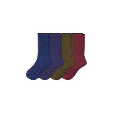 Load image into Gallery viewer, Men's Merino Wool Calf Sock 4-Pack