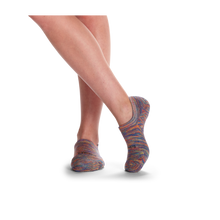 Load image into Gallery viewer, Women's Sparkle Space Dye Cushioned No Show Socks