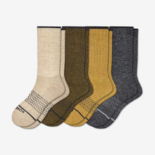 Load image into Gallery viewer, Men's Merino Wool Calf Sock 4-Pack