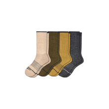Load image into Gallery viewer, Men's Merino Wool Calf Sock 4-Pack
