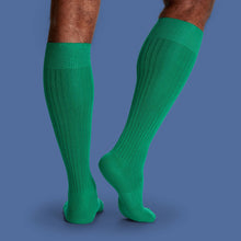 Load image into Gallery viewer, Men's Ribbed Dress Over the Calf Sock 8-Pack