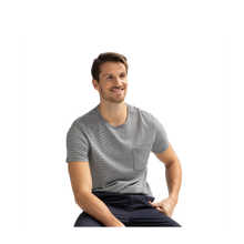 Load image into Gallery viewer, Men&#39;s Pima Cotton Pocket Crew Neck T-Shirt
