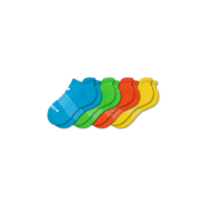 Youth Brights Ankle Sock 4-Pack