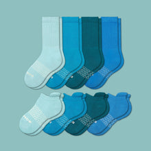 Load image into Gallery viewer, Youth Solids Calf &amp; Ankle Sock 8-Pack

