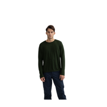 Load image into Gallery viewer, Men&#39;s Merino Wool Crew Neck Long Sleeve T-Shirt
