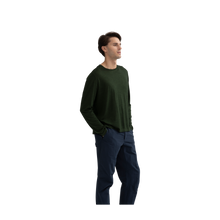 Load image into Gallery viewer, Men&#39;s Merino Wool Crew Neck Long Sleeve T-Shirt
