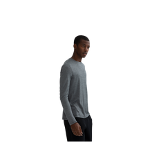 Load image into Gallery viewer, Men&#39;s Merino Wool Crew Neck Long Sleeve T-Shirt
