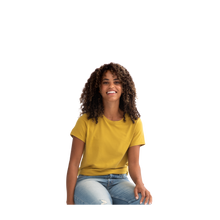 Load image into Gallery viewer, Women&#39;s Garment Wash Crew Neck T-Shirt
