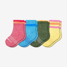 Load image into Gallery viewer, Toddler Sesame Street Fuzzy Calf Sock 4-Pack
