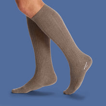 Load image into Gallery viewer, Men&#39;s Ribbed Dress Over the Calf Sock 8-Pack
