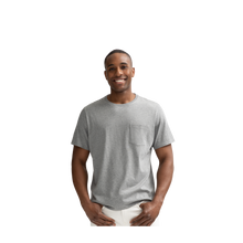 Load image into Gallery viewer, Men&#39;s Pima Cotton Pocket Crew Neck T-Shirt
