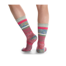 Load image into Gallery viewer, Women&#39;s Brush Stripe Calf Socks

