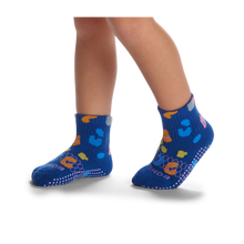 Load image into Gallery viewer, Toddler Painted Leopard Calf Gripper Sock 4-Pack
