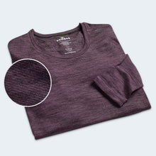 Load image into Gallery viewer, Women&#39;s Merino Wool Crew Neck Long Sleeve T-Shirt
