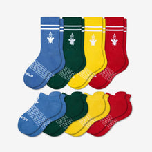 Load image into Gallery viewer, Youth Solids Calf &amp; Ankle Sock 8-Pack

