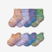Load image into Gallery viewer, Toddler Space Dye Gripper Calf &amp; Ankle Sock 8-Pack
