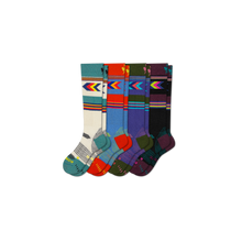 Load image into Gallery viewer, Men&#39;s Performance Ski &amp; Snowboard Nordic Sock 4-Pack

