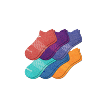 Load image into Gallery viewer, Bright Marls Ankle Sock 6-Pack
