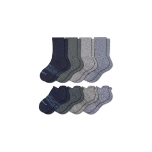 Youth Marls Calf & Ankle Sock 8-Pack