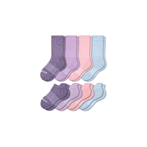 Youth Marls Calf & Ankle Sock 8-Pack