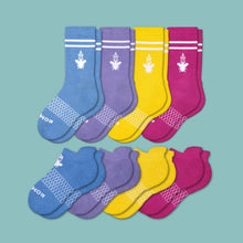 Load image into Gallery viewer, Youth Solids Calf &amp; Ankle Sock 8-Pack
