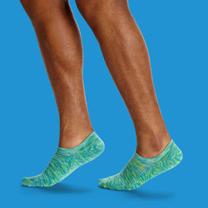 Men's Space Dye Cushioned No Show Sock 4-Pack