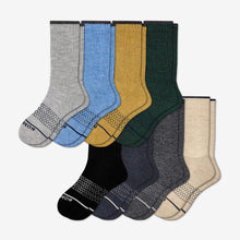 Load image into Gallery viewer, Men&#39;s Merino Wool Calf Sock 8-Pack
