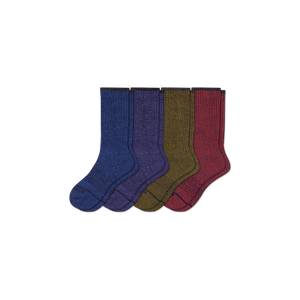 Men's Merino Wool Calf Sock 4-Pack