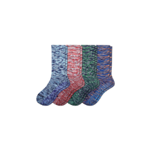 Load image into Gallery viewer, Women&#39;s Gripper Calf Sock 4-Pack
