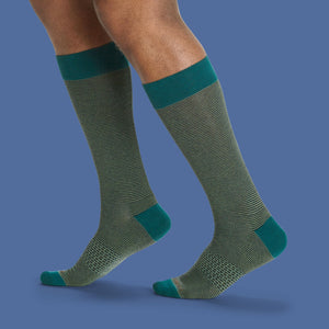 Men’s Micro Stripe Over The Calf Dress Sock 4-Pack