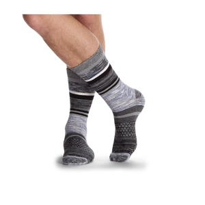 Men's Brush Stripe Calf Sock 4-Pack